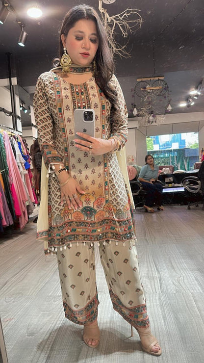 Sandesh Digital Print suit