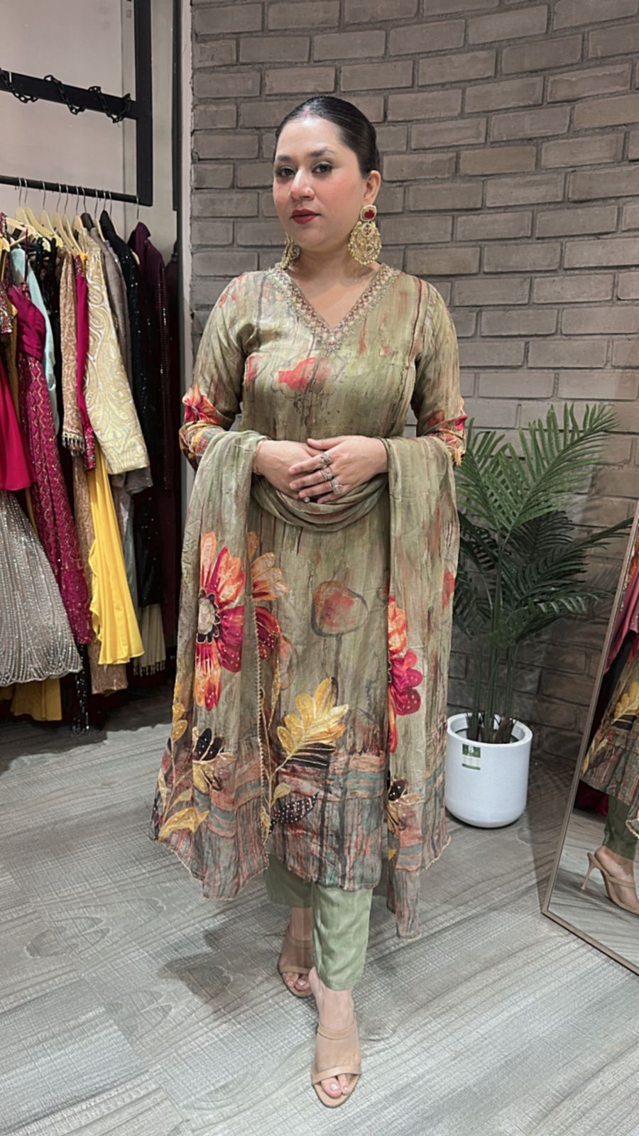 Lajawab Digital print suit