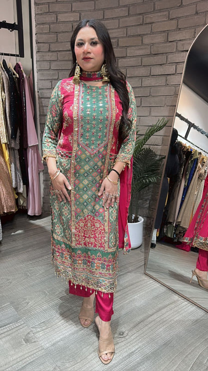Kohinoor Digital print suit