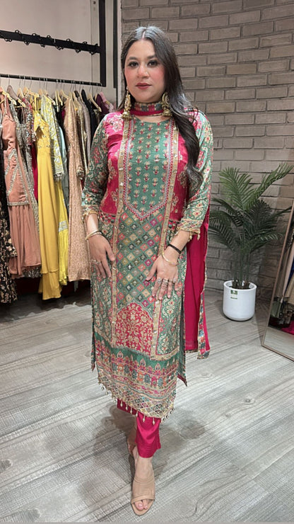 Kohinoor Digital print suit