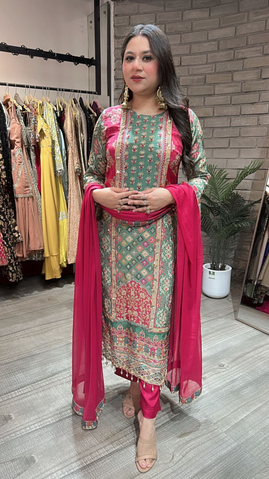 Kohinoor Digital print suit