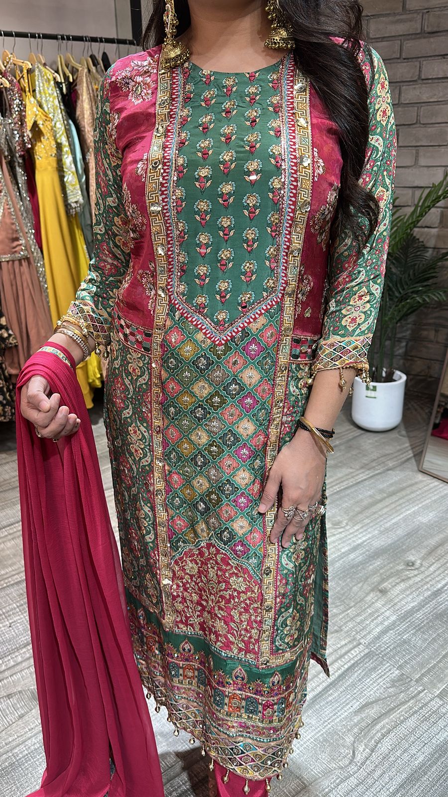 Kohinoor Digital print suit