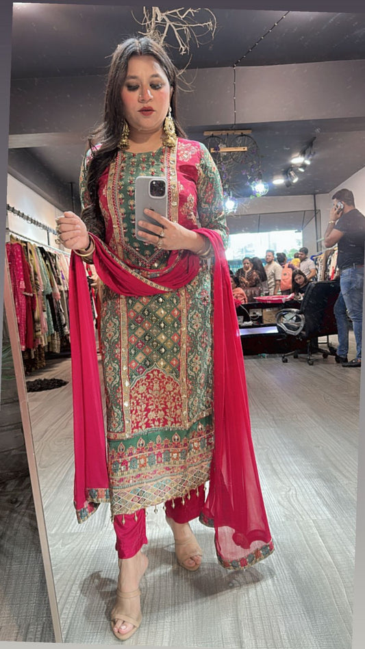 Kohinoor Digital print suit