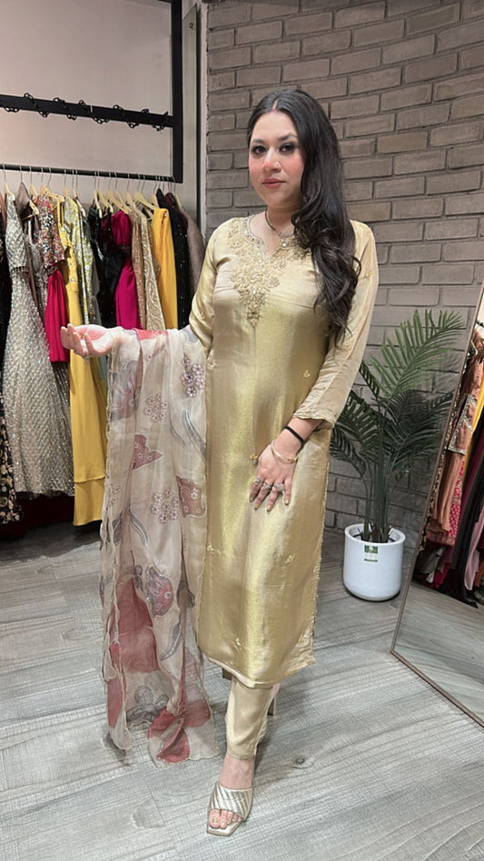 Rangreze Gold Shimmer Suit
