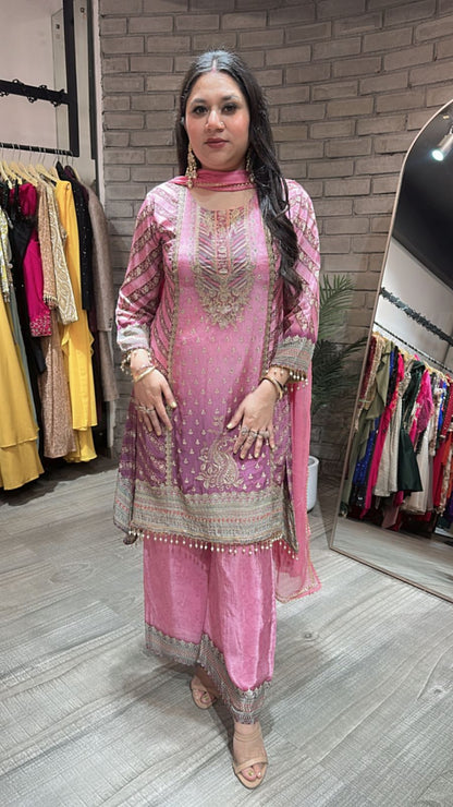 Madhuri C-cut Digital Print Suit