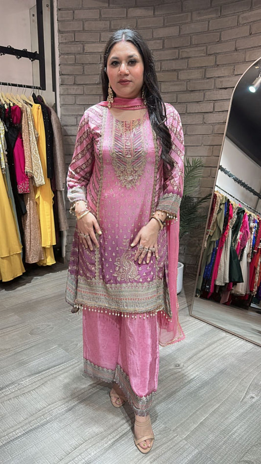 Madhuri C-cut Digital Print Suit