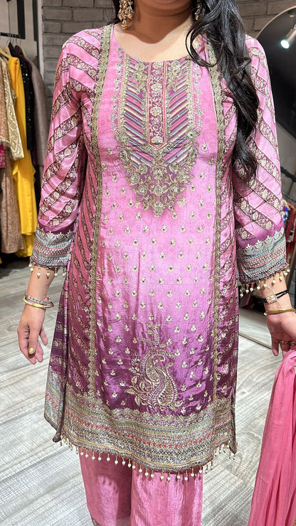 Madhuri C-cut Digital Print Suit