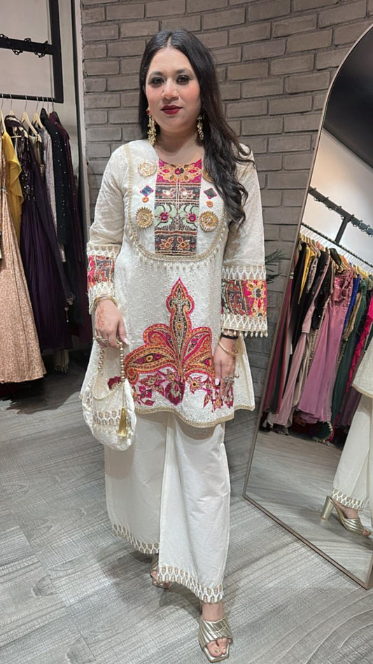 Kalakand ivory Multicolor Poti Cordset