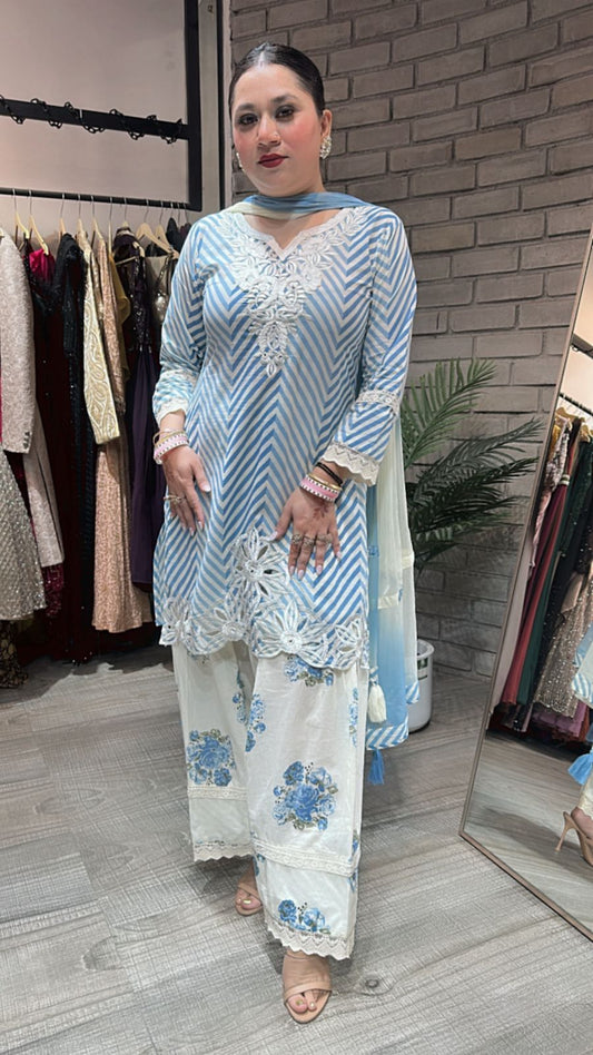 Masaba Blue Farshi Salwar Suit
