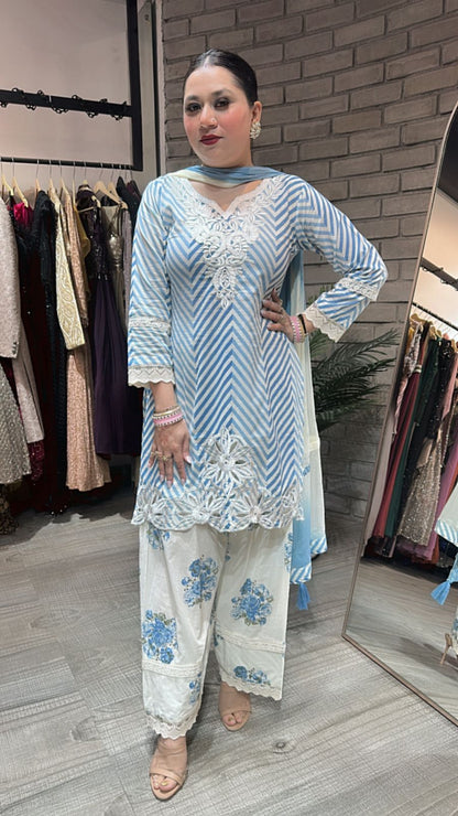 Masaba Blue Farshi Salwar Suit