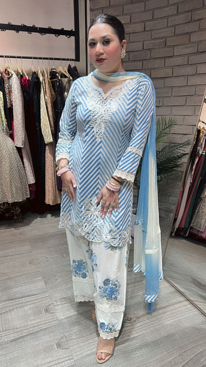 Masaba Blue Farshi Salwar Suit