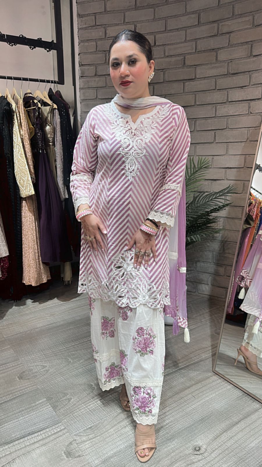 Masaba Lavander Farshi Salwar Suit