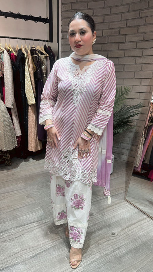 Masaba Lavander Farshi Salwar Suit