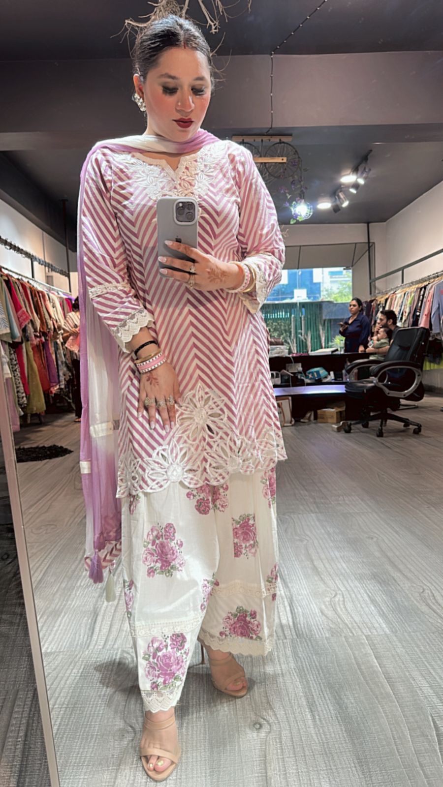 Masaba Lavander Farshi Salwar Suit