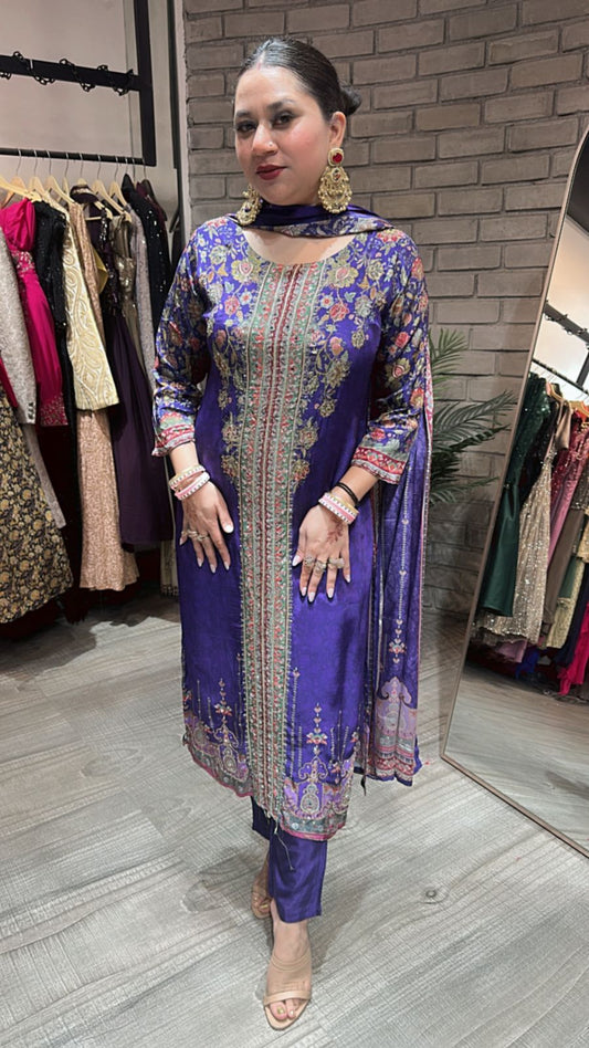Aarzo Jamun Designer Suit