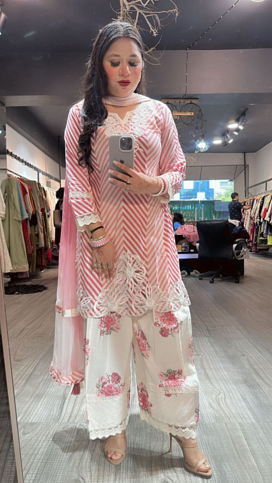 Masaba pink Farshi Salwar Suit