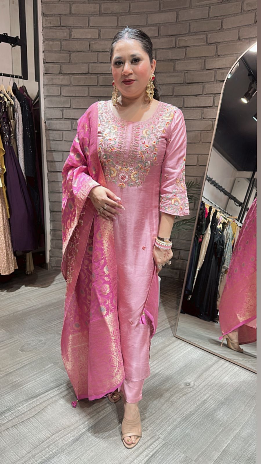 Marava Heavy Dupatta Suit