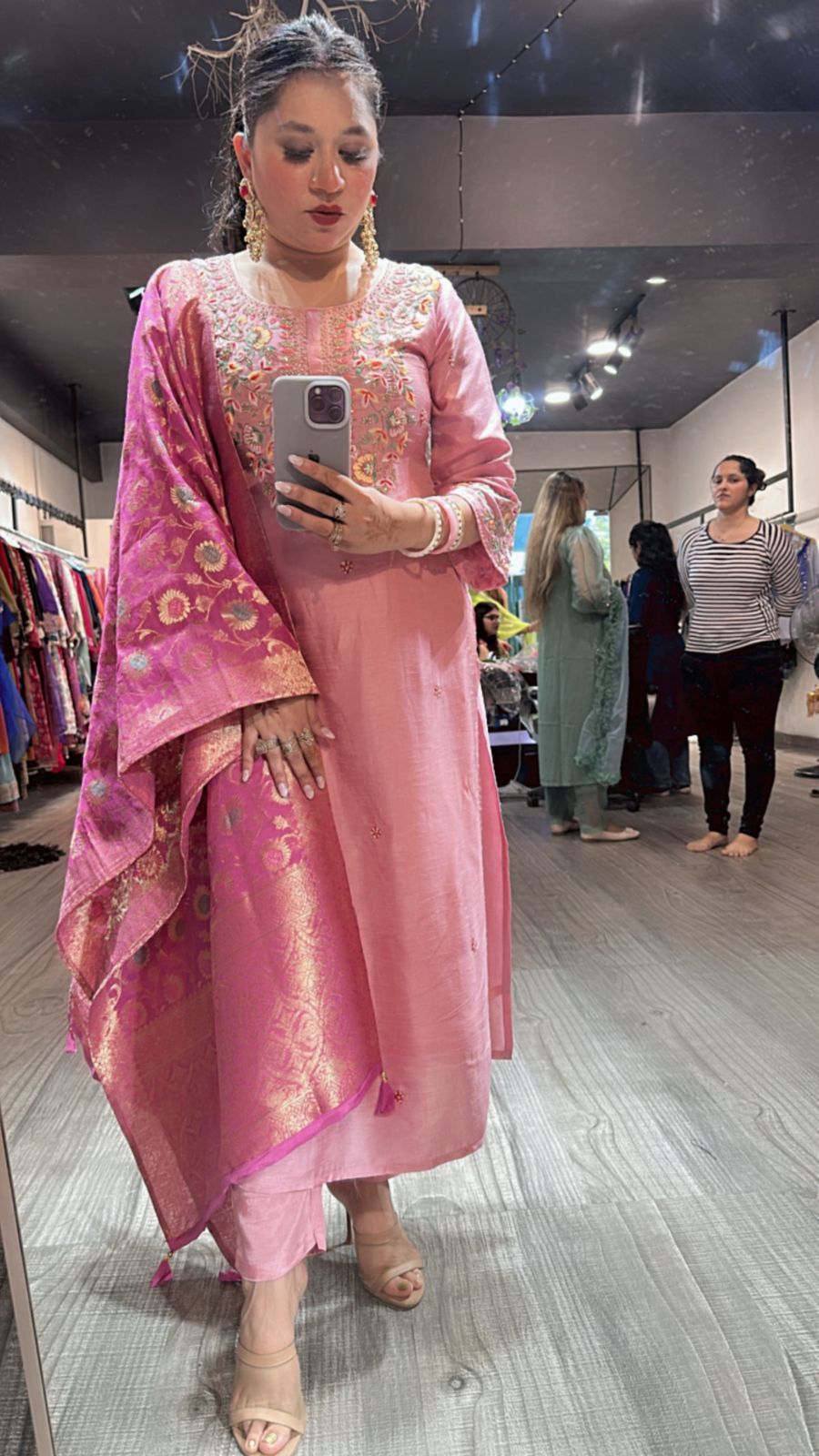 Marava Heavy Dupatta Suit