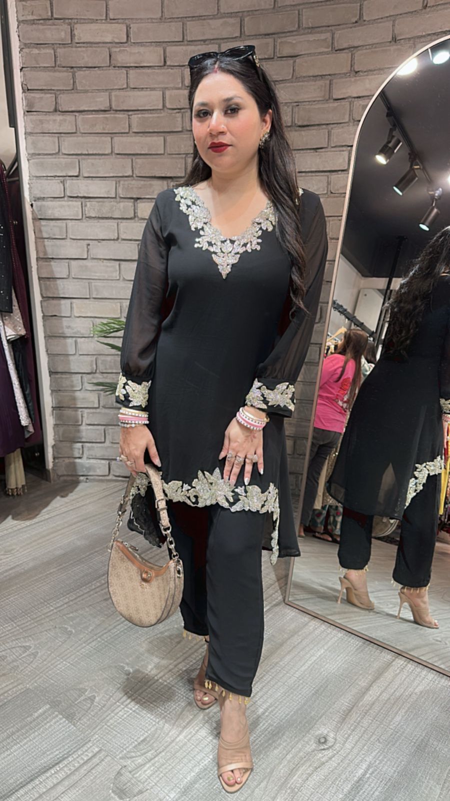 Smokey Black Katdana cordset