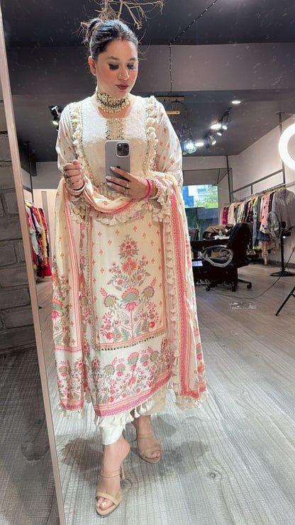 Mubarak Digital Mirror Tassel suit