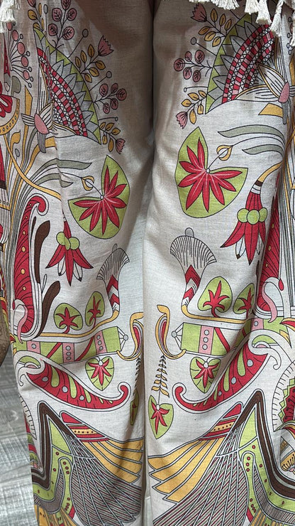 Jhilmil Hot Pink printed pants cordset