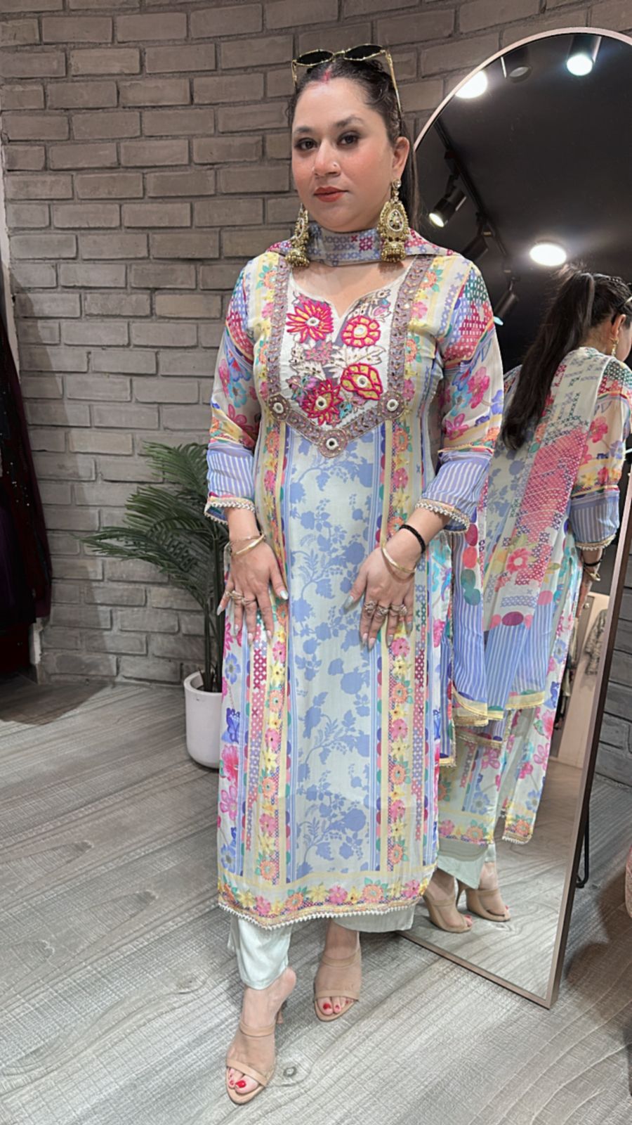 Misha Multicolor Digital Suit