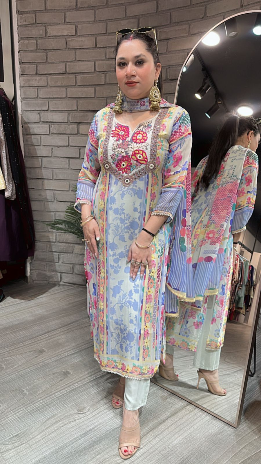 Misha Multicolor Digital Suit