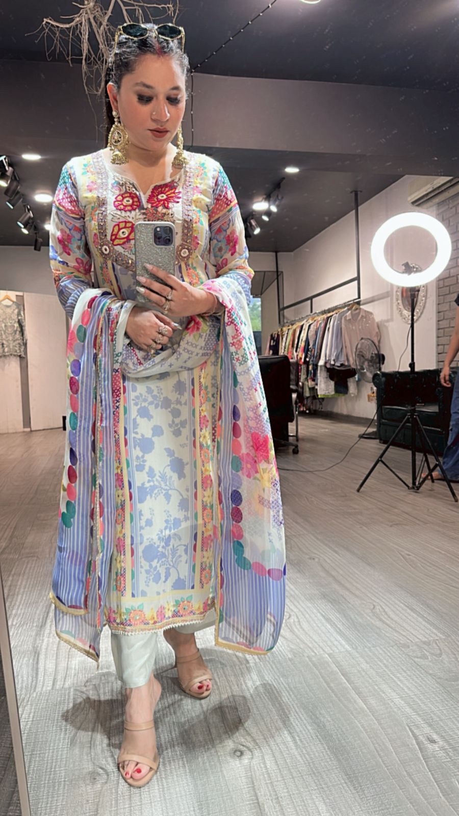 Misha Multicolor Digital Suit
