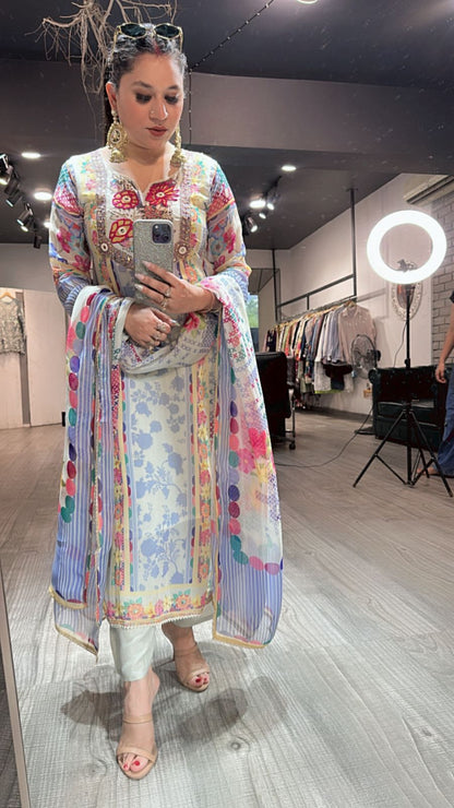 Misha Multicolor Digital Suit