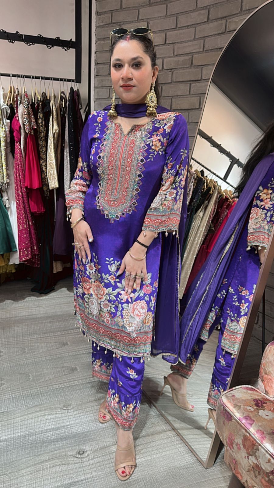 Orchid Digital print Suit