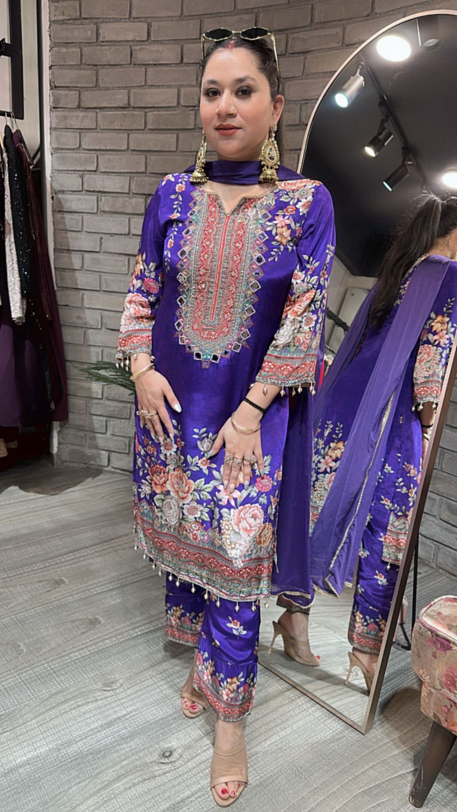 Orchid Digital print Suit