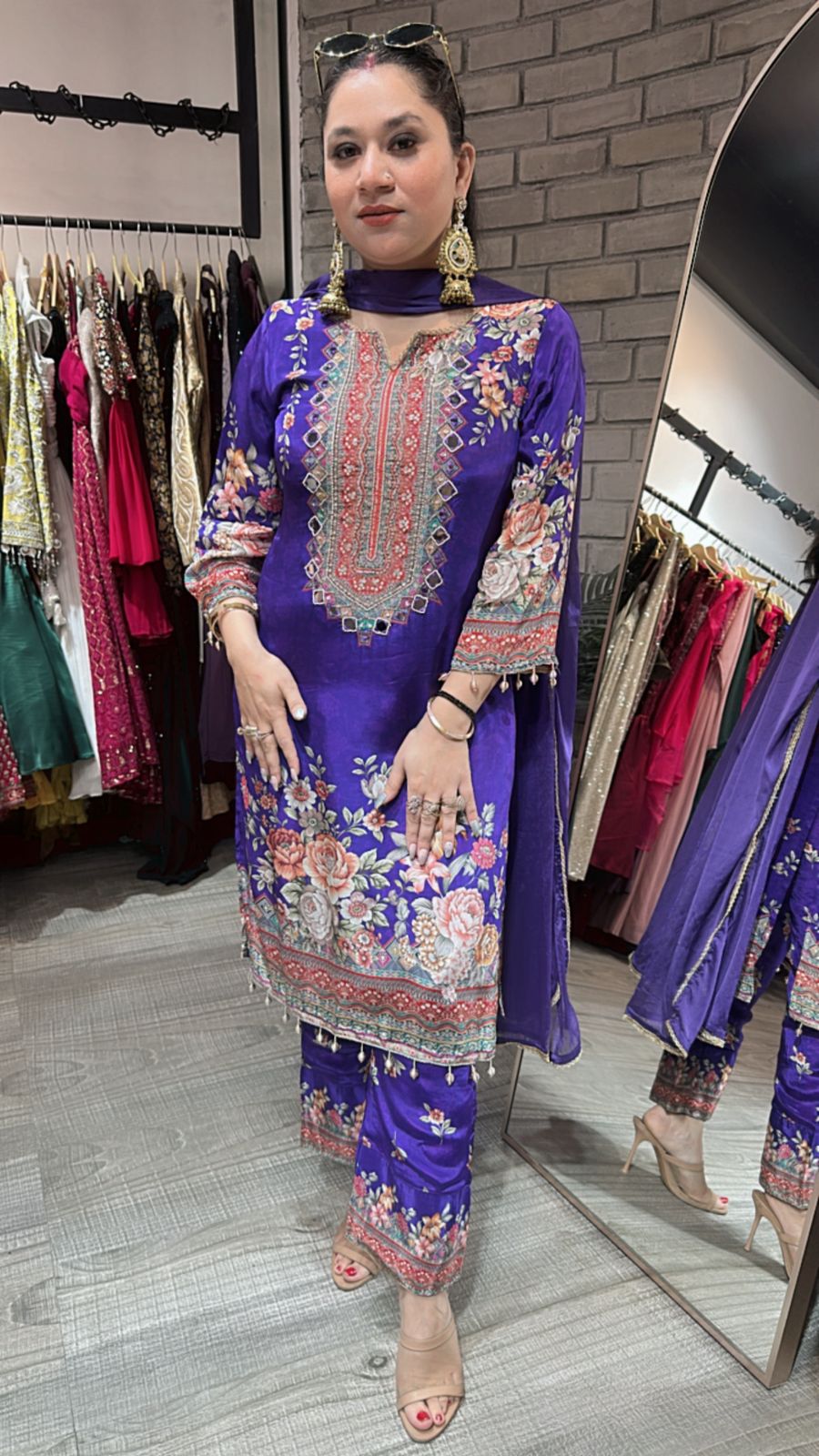 Orchid Digital print Suit