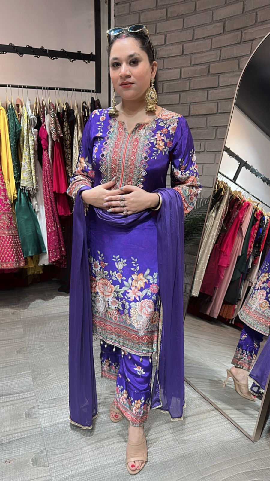 Orchid Digital print Suit