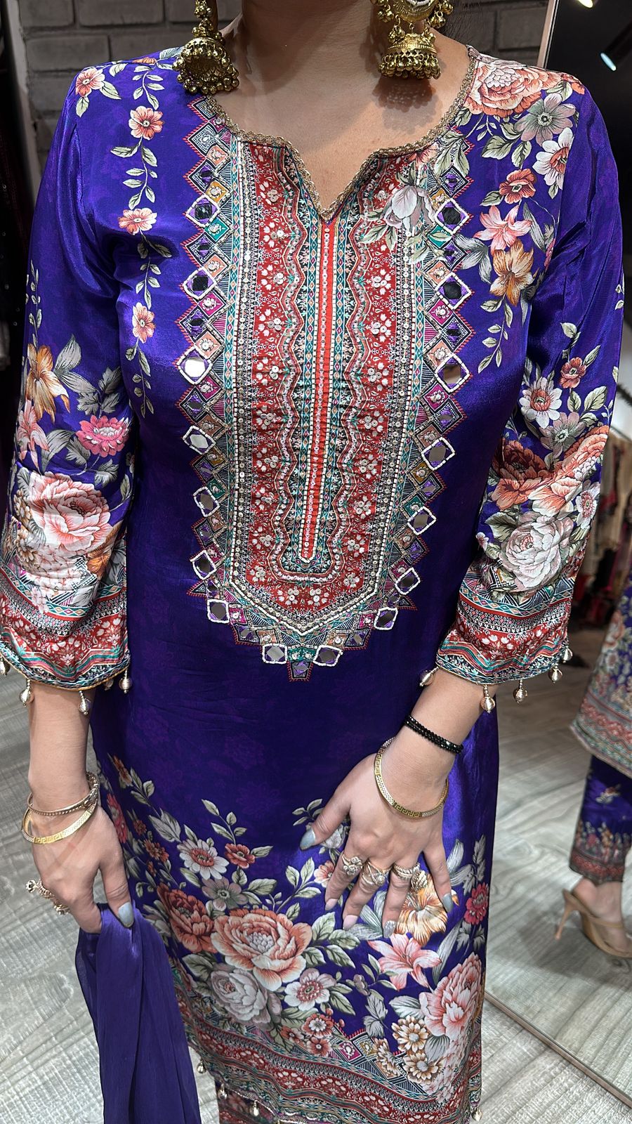 Orchid Digital print Suit
