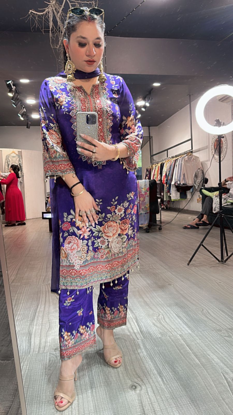 Orchid Digital print Suit