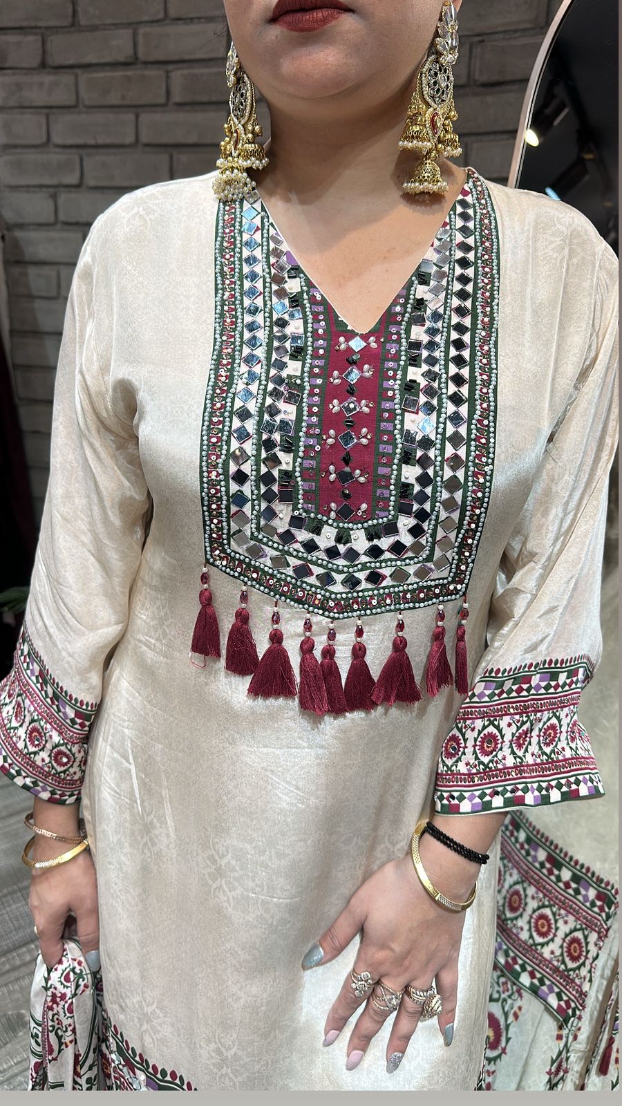 Mantasha Digital print plazoo Suit