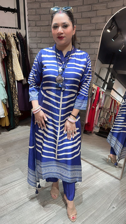 Nitya BlueTunic set with Neckpc