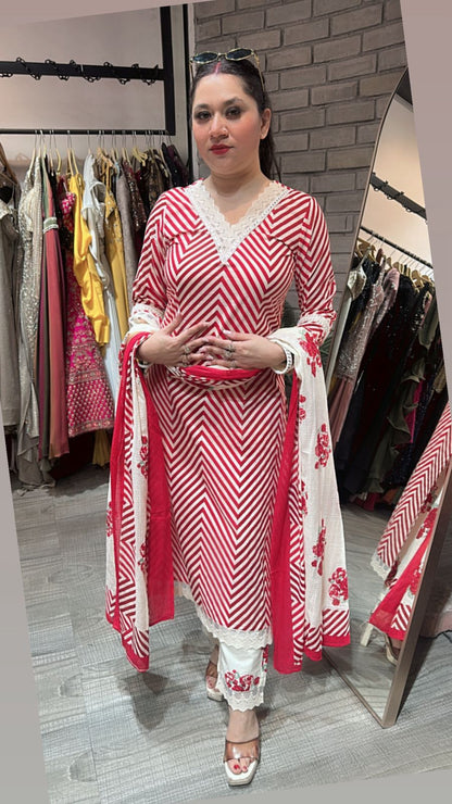 Istri Cherry Cotton suit