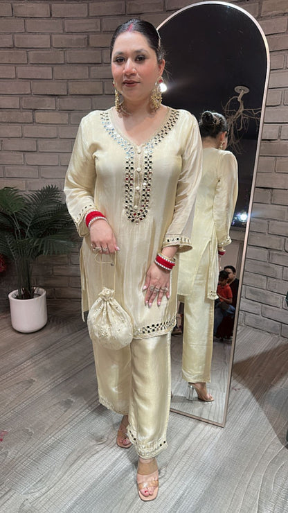 Farzana Mirror potli Cordset