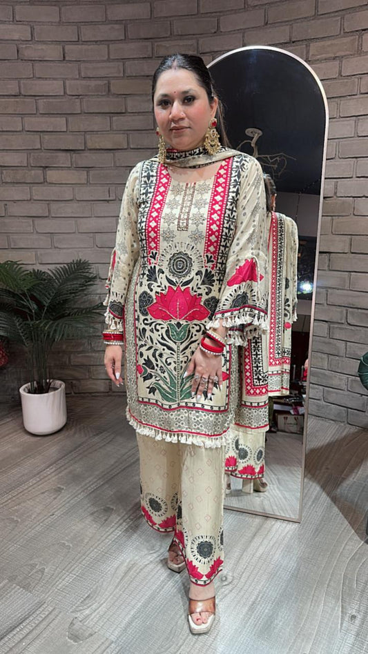 Karigari Digital Print Designer Suit