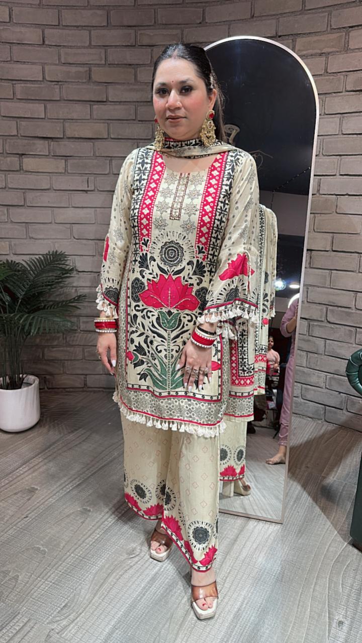 Karigari Digital Print Designer Suit