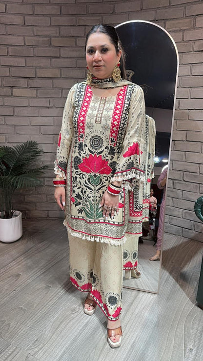 Karigari Digital Print Designer Suit
