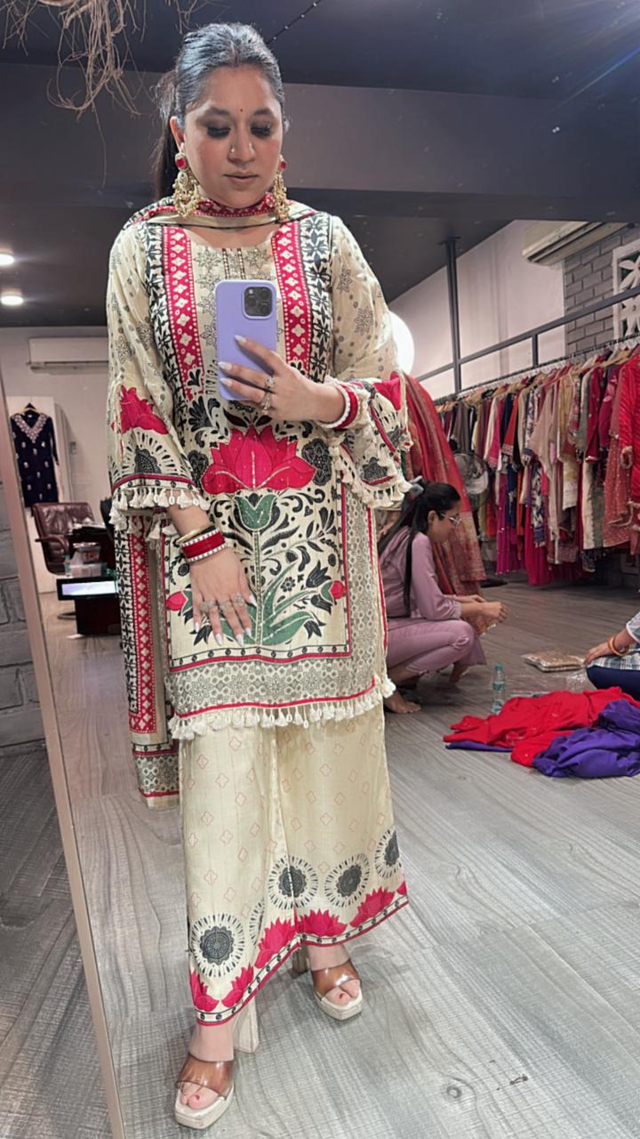 Karigari Digital Print Designer Suit