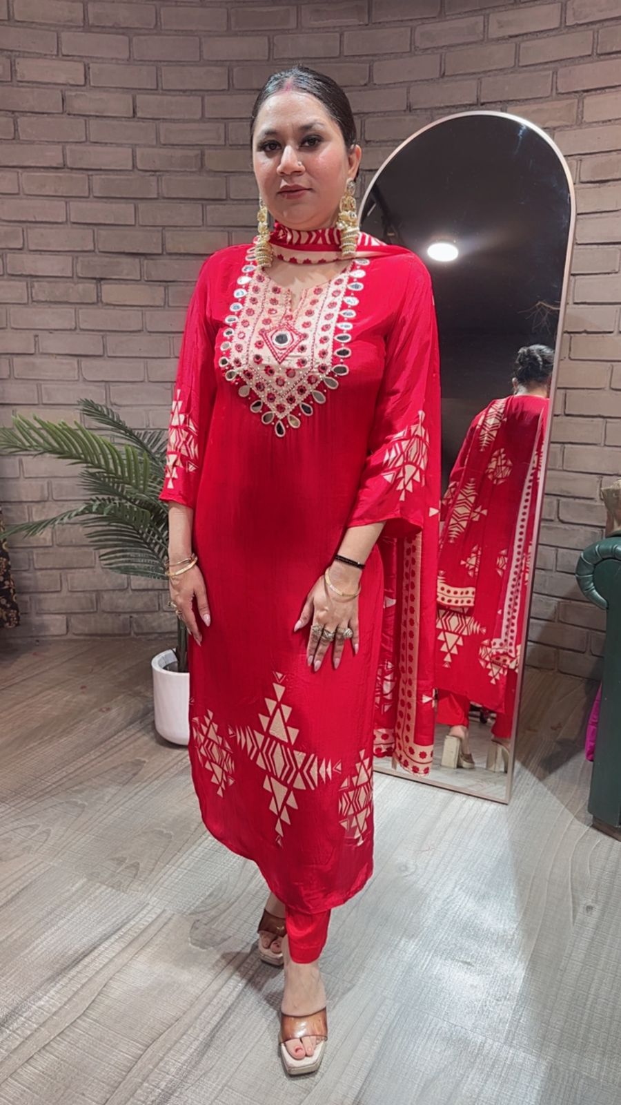 Nazar 🧿 Red Digital suit