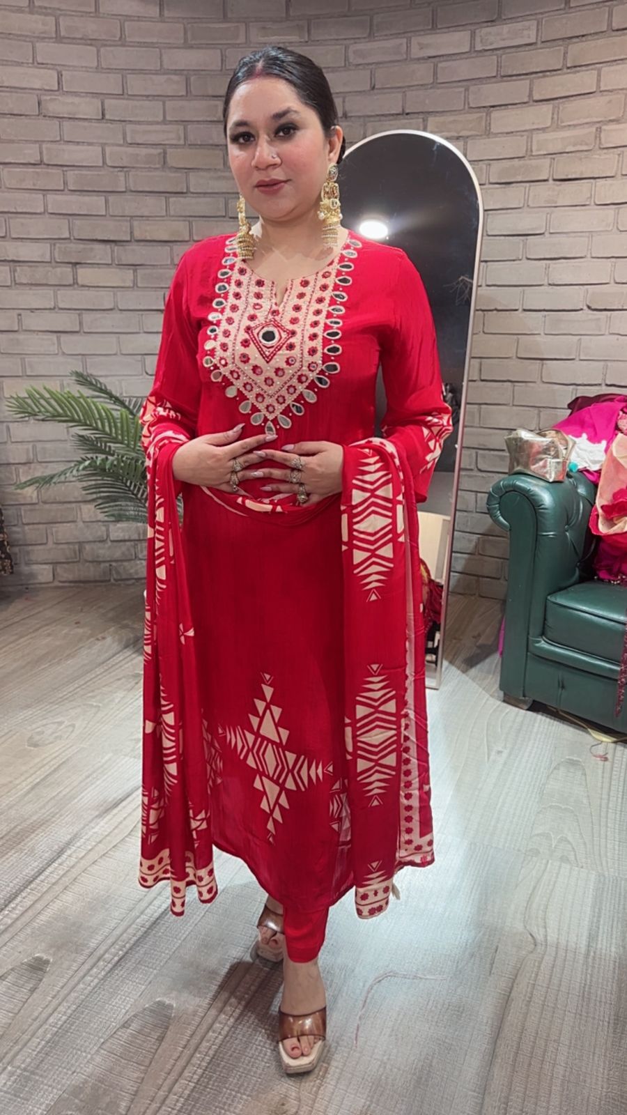 Nazar 🧿 Red Digital suit