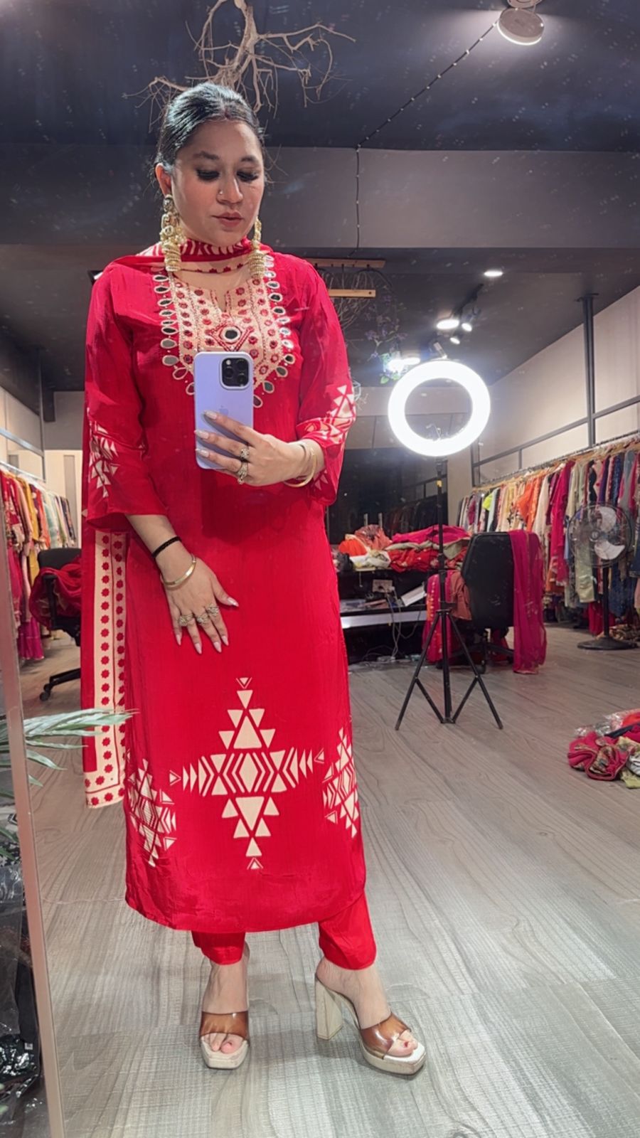 Nazar 🧿 Red Digital suit
