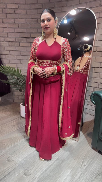 Nk karwa Designer Anarkali suit
