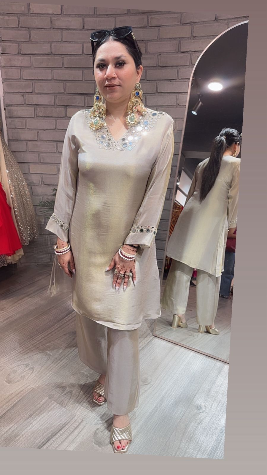 Rocket Grey Bling cordset