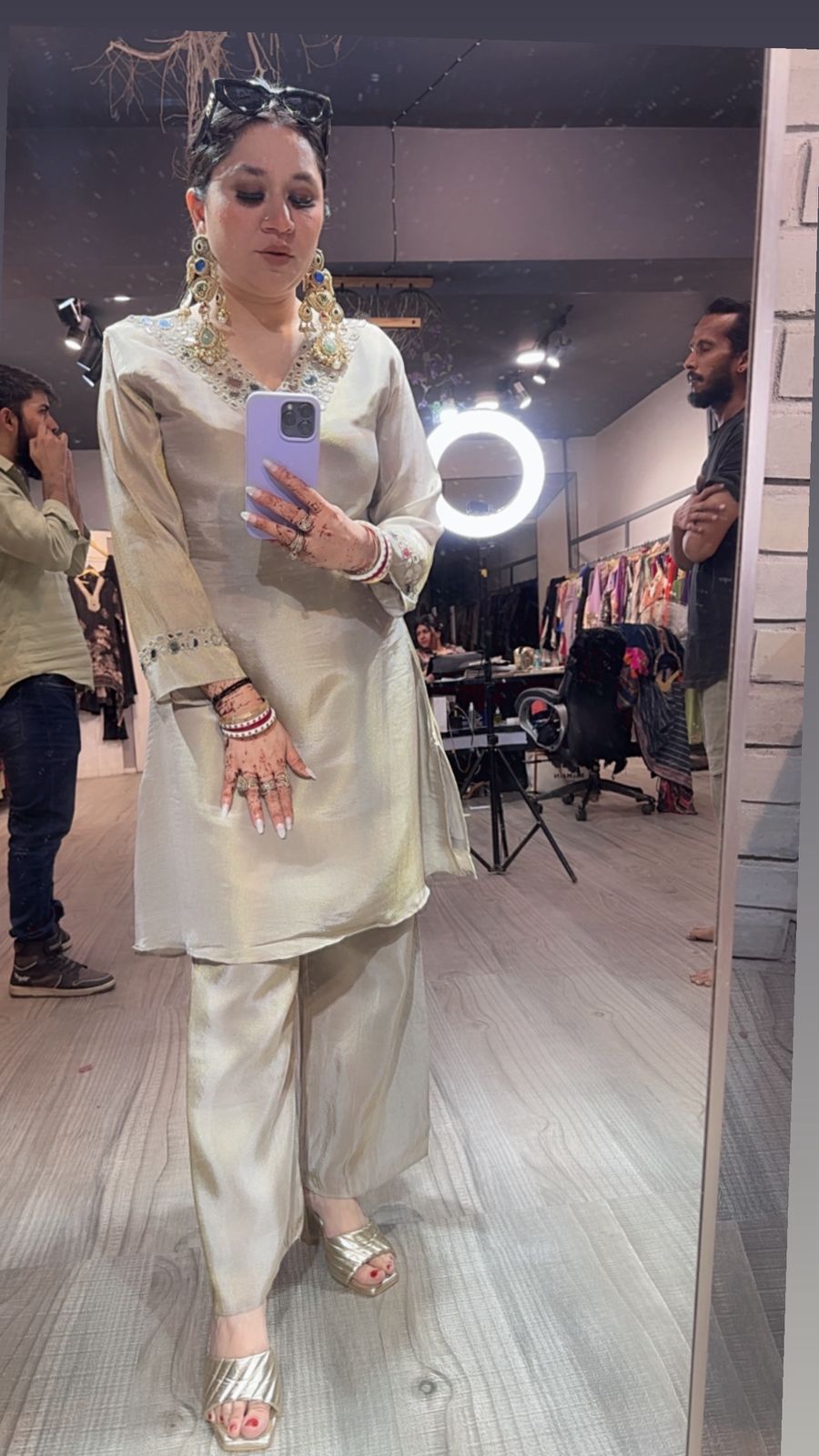 Rocket Grey Bling cordset