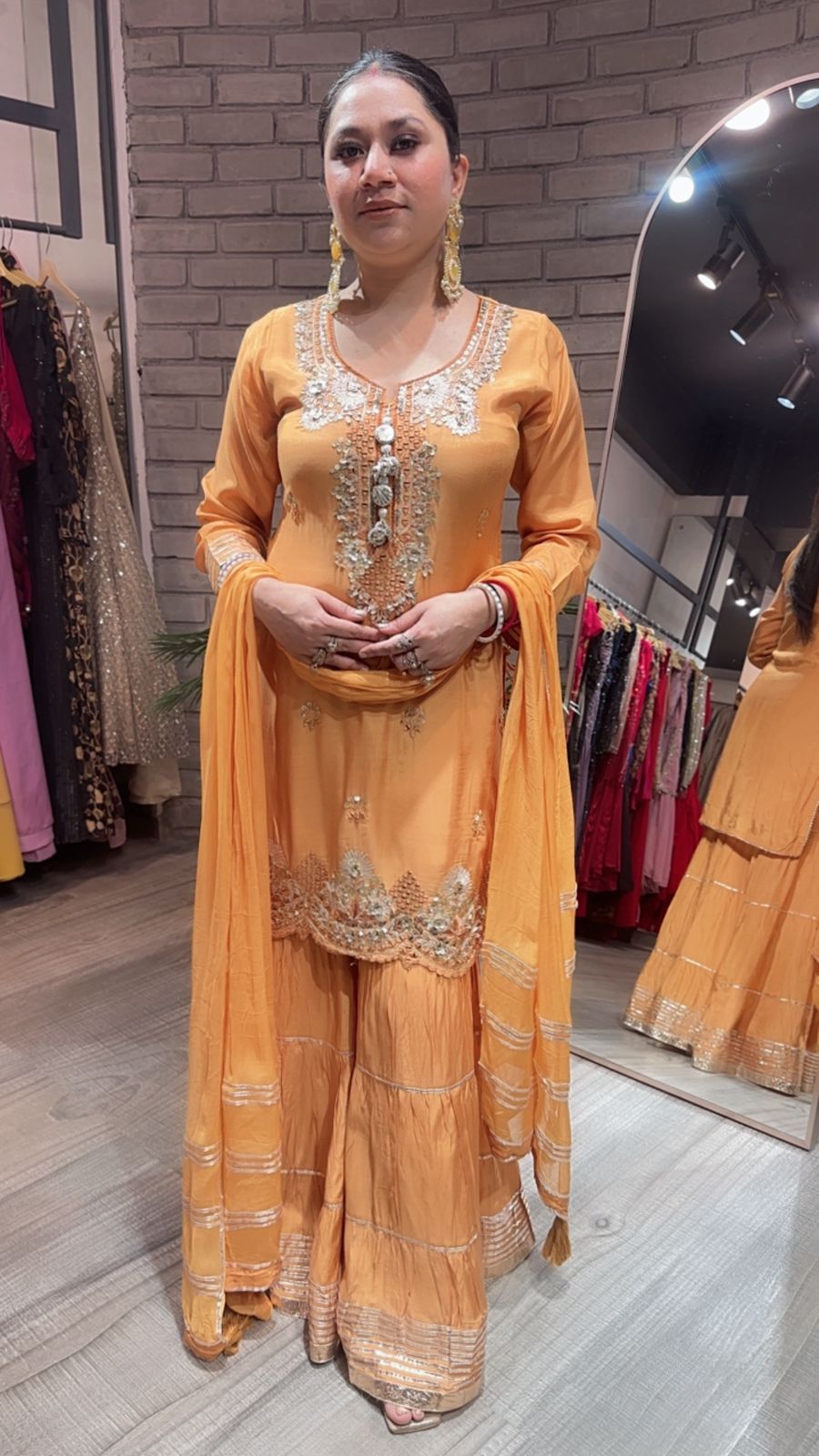 Deewaniyat  Musturd Sharara Suit